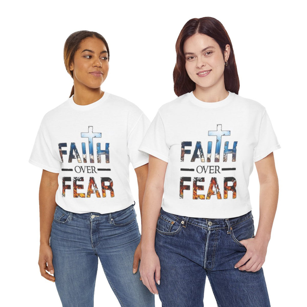 Faith Over Fear Shirt | Bold Christian Statement Tee