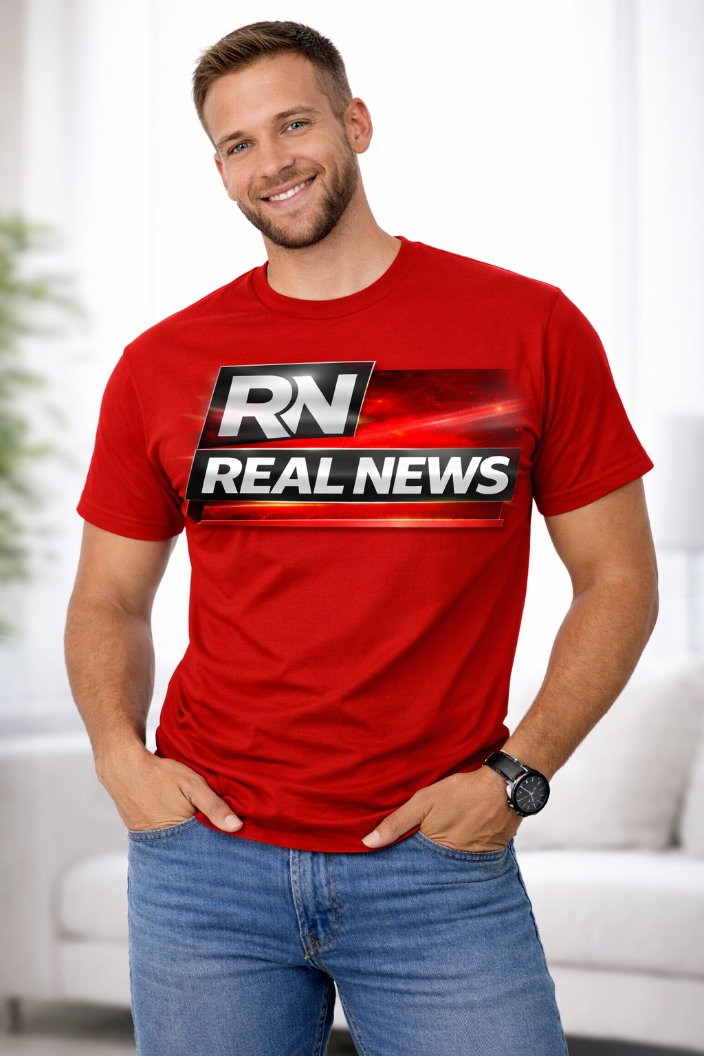 RN Real News T-Shirt | Stand Bold. Speak Truth. Wear It