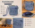 Handmade Denim Everyday Tote – Upcycled Jean Bag with Clean Classic Design (One of a Kind)