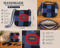 Handmade Denim Structured Tote – Upcycled Jean Bag with Reinforced Design (One of a Kind)