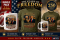 250 Years of Freedom Bundle Pack | Patriotic T-Shirt & Coffee Mug Set