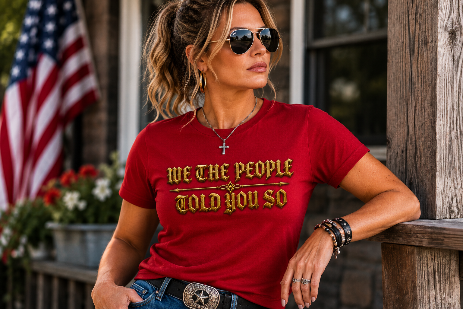 WE THE PEOPLE TOLD YOU SO™ Bundle Pack | Patriotic T-Shirt & Coffee Mug Gift Set