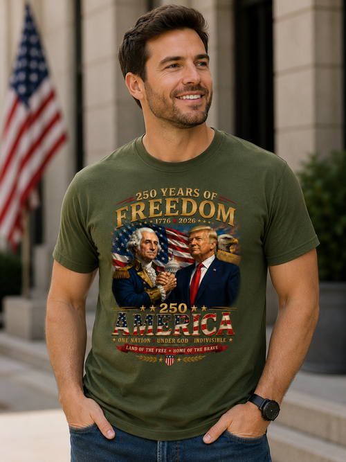 250 Years of Freedom Bundle Pack | Patriotic T-Shirt & Coffee Mug Set