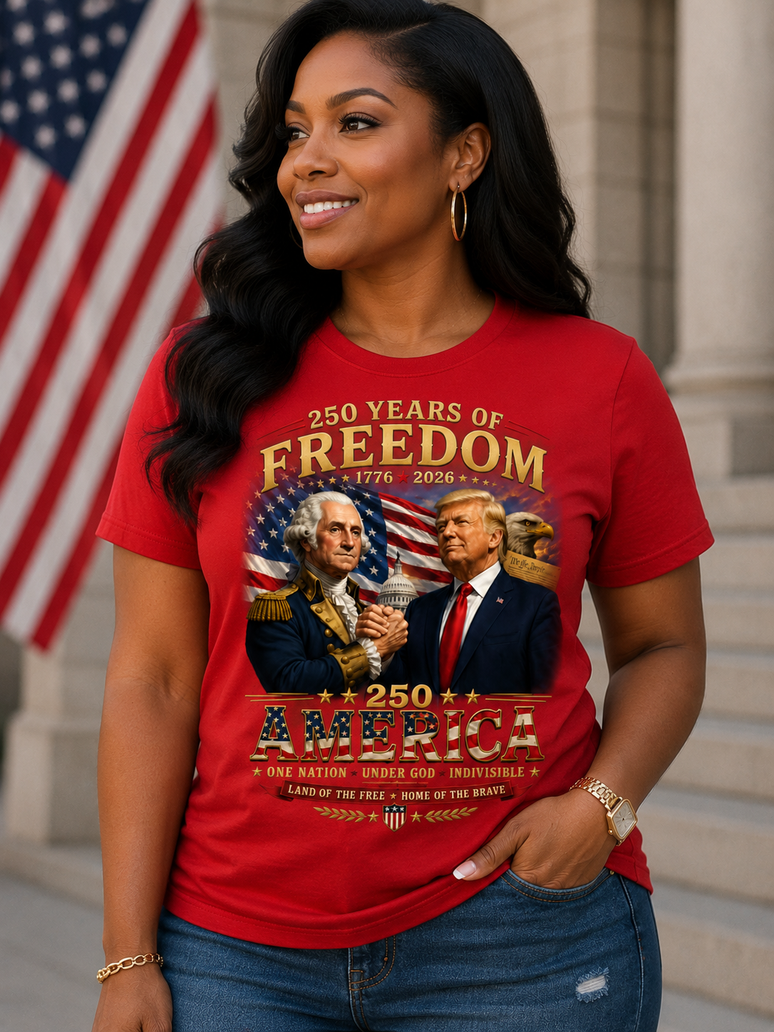 250 Years of Freedom Bundle Pack | Patriotic T-Shirt & Coffee Mug Set