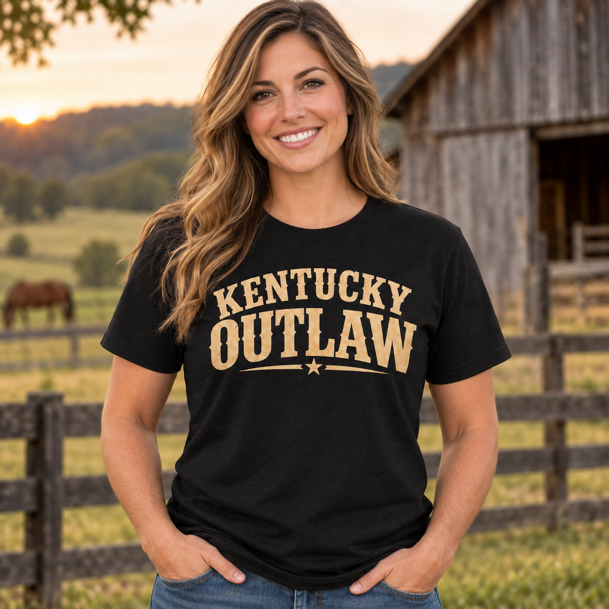FallbackUSA Kentucky Outlaw T-Shirt