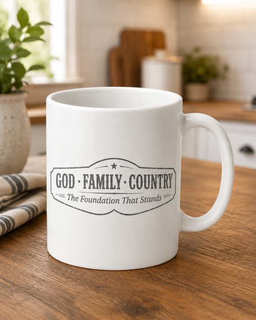 God, Family, Country Coffee Mug