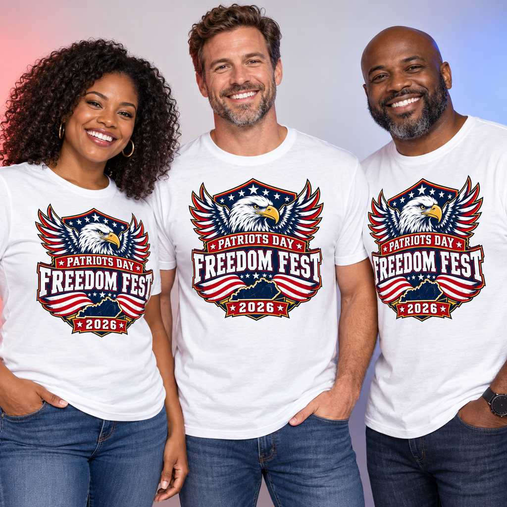Patriots Day Freedom Fest 2026 Commemorative T-Shirt