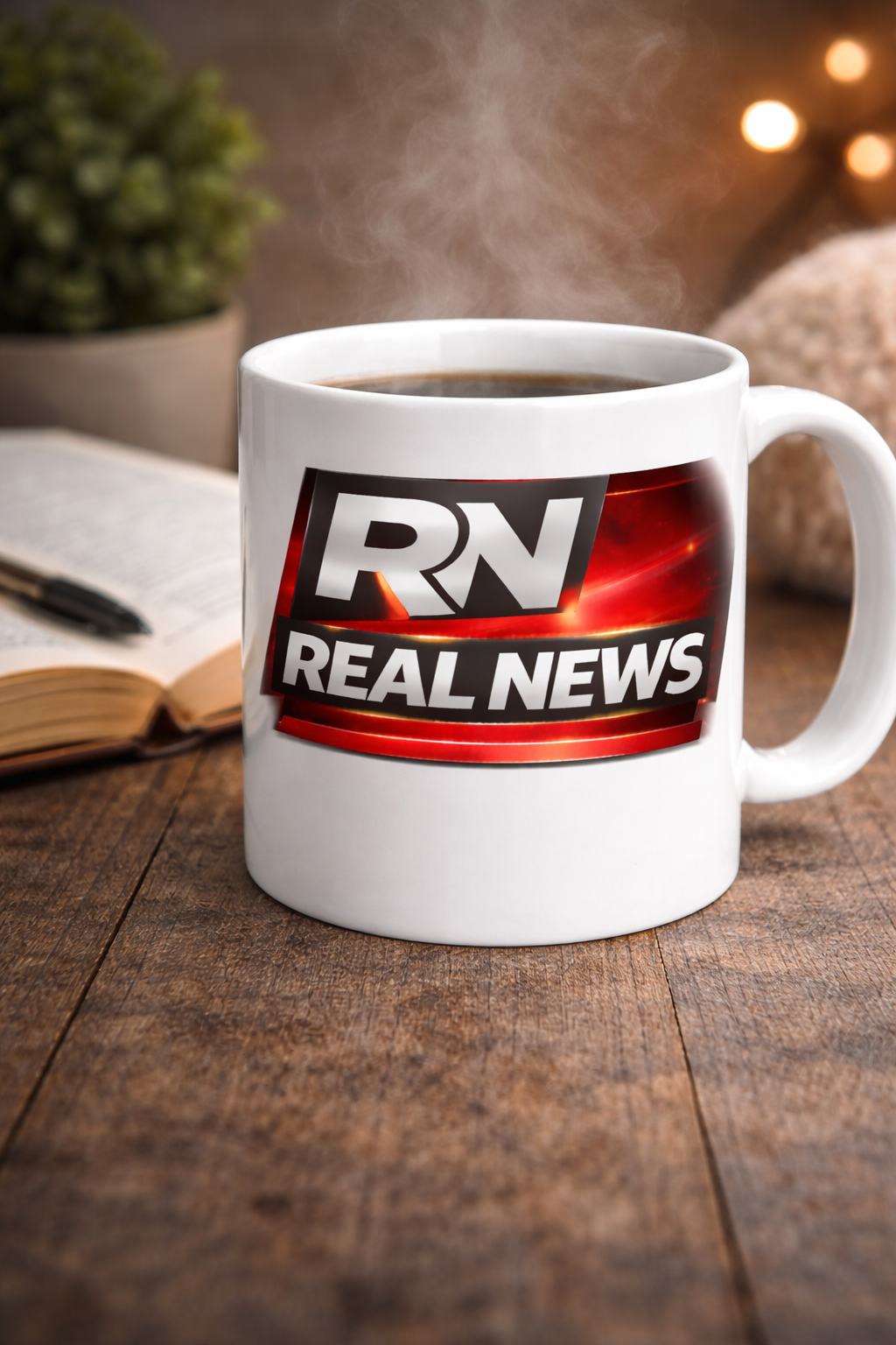 Real News Coffee Mug | Stand Bold. Speak Truth.