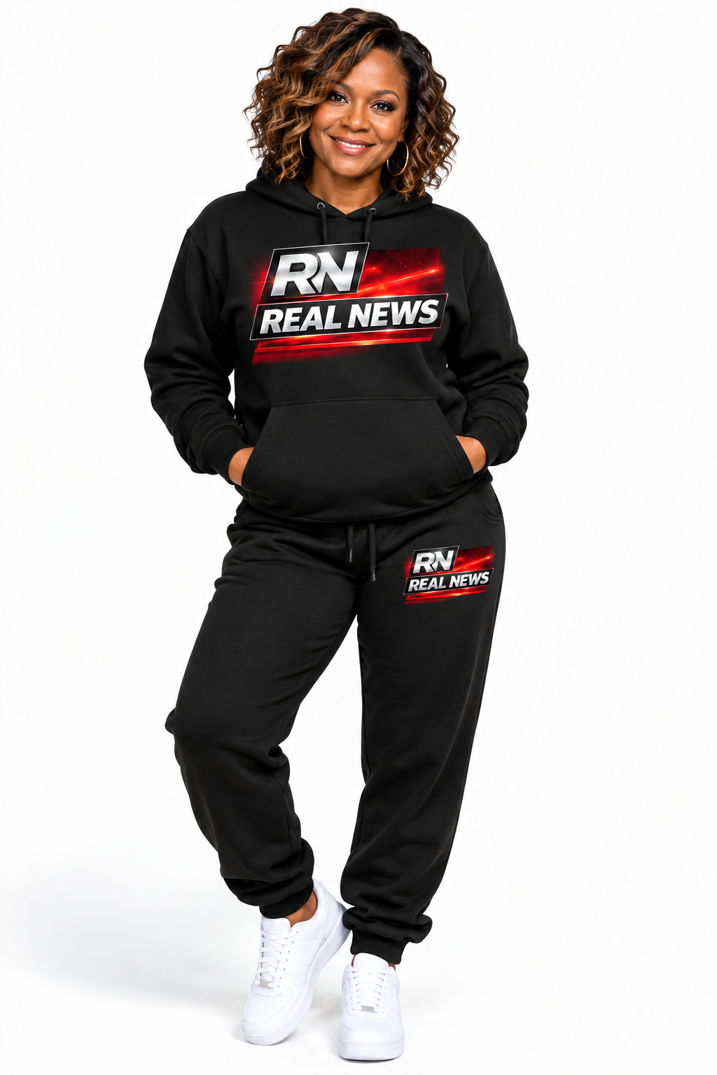 Real News Hoodie & Pants Set