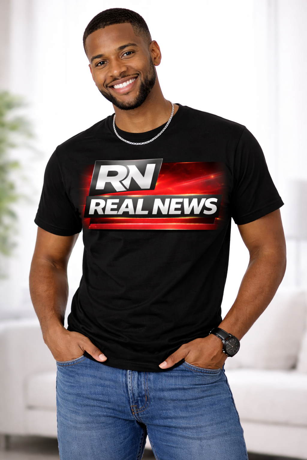 RN Real News T-Shirt | Stand Bold. Speak Truth. Wear It