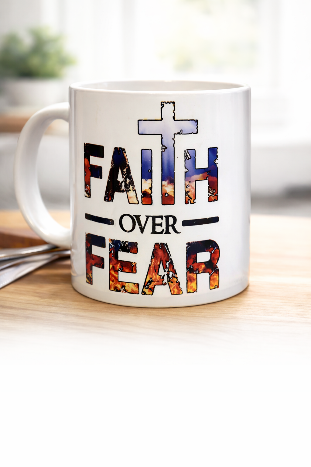 Faith Over Fear Coffee Mug