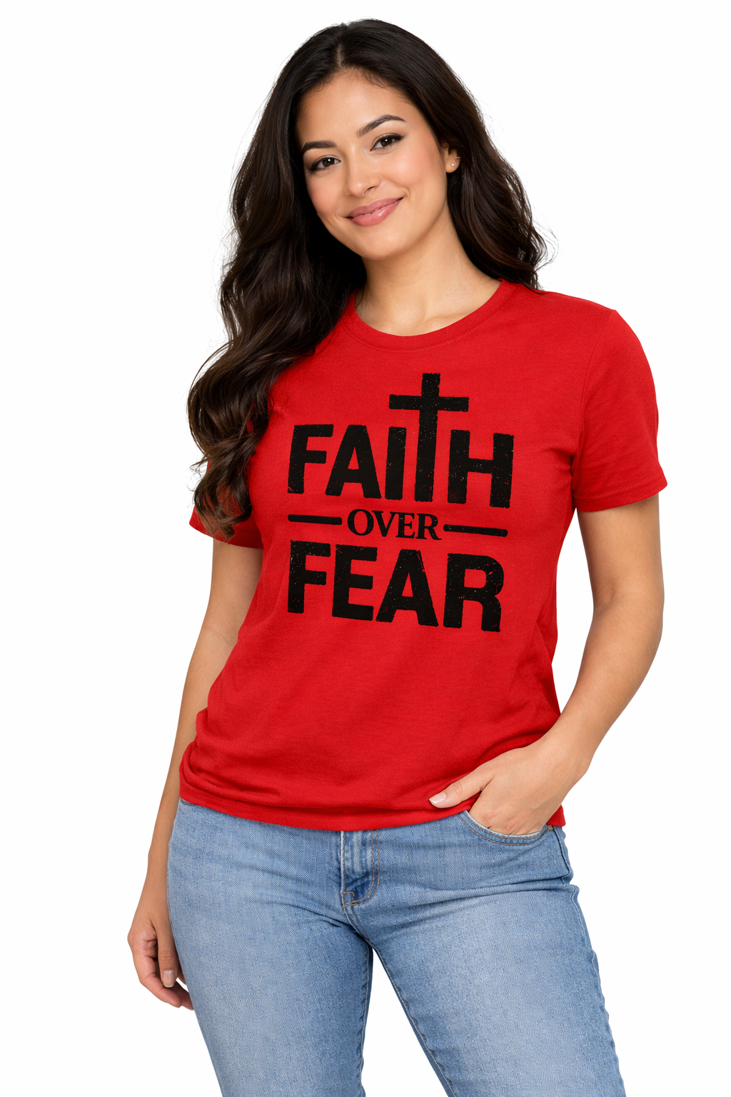 Faith Over Fear Shirt | Bold Christian Statement Tee
