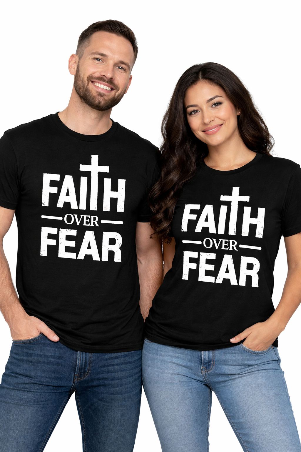 Faith Over Fear Shirt | Bold Christian Statement Tee