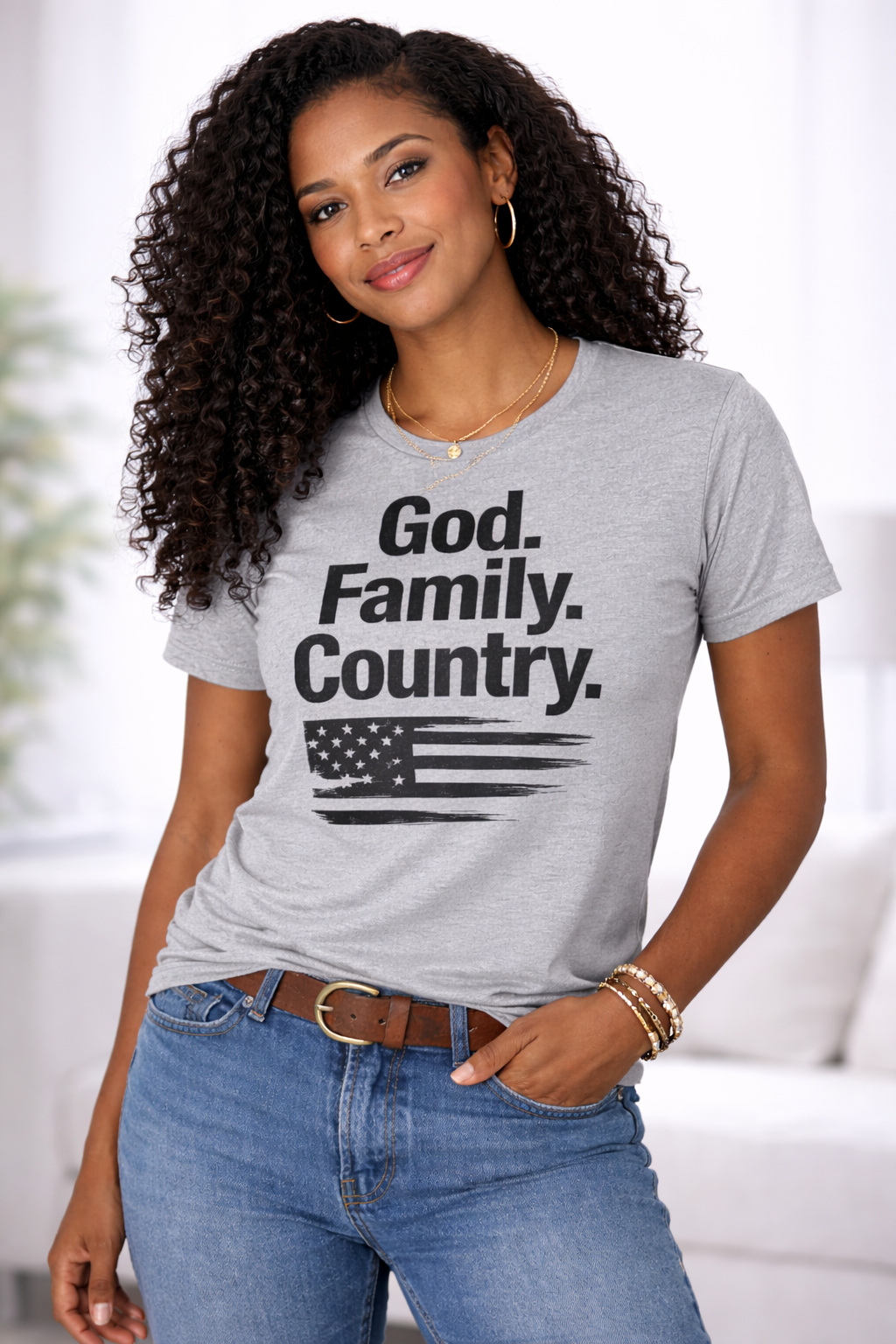 God, Family, Country T-Shirt (Best Seller)