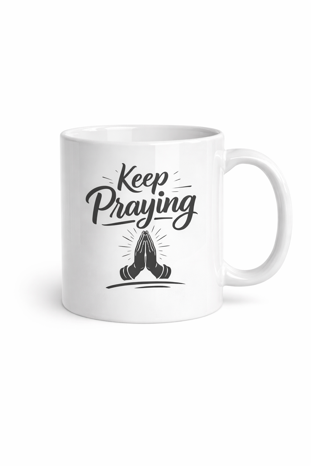Keep Praying Coffee Mug | Faith-Based Christian Mug