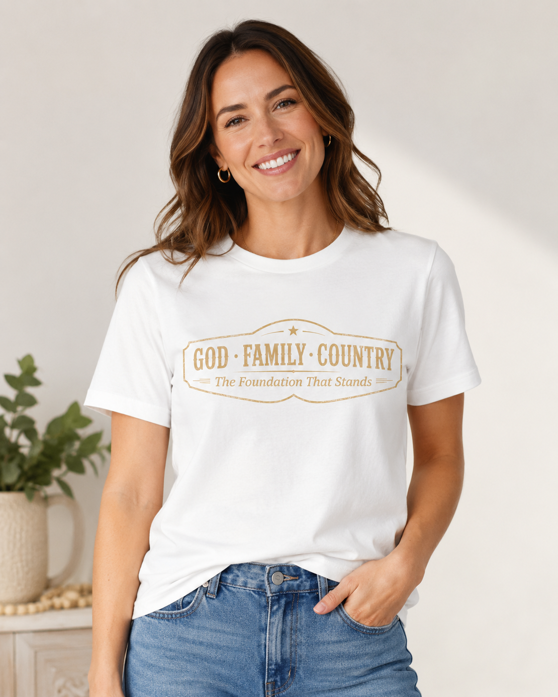 God, Family, Country T-Shirt (Best Seller)