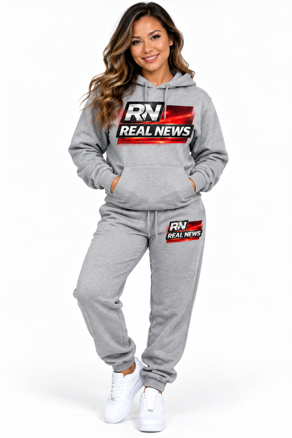Real News Hoodie & Pants Set